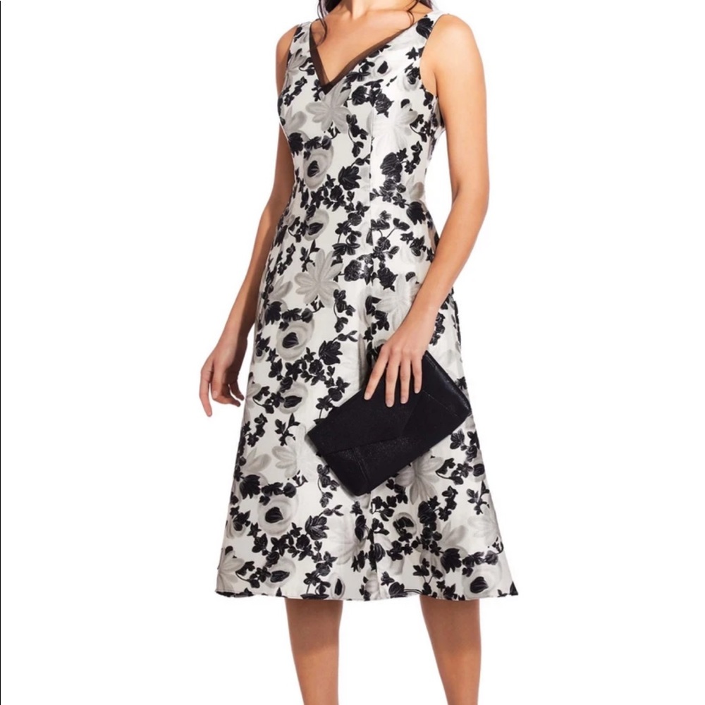 Adriana Papell Midi Dress